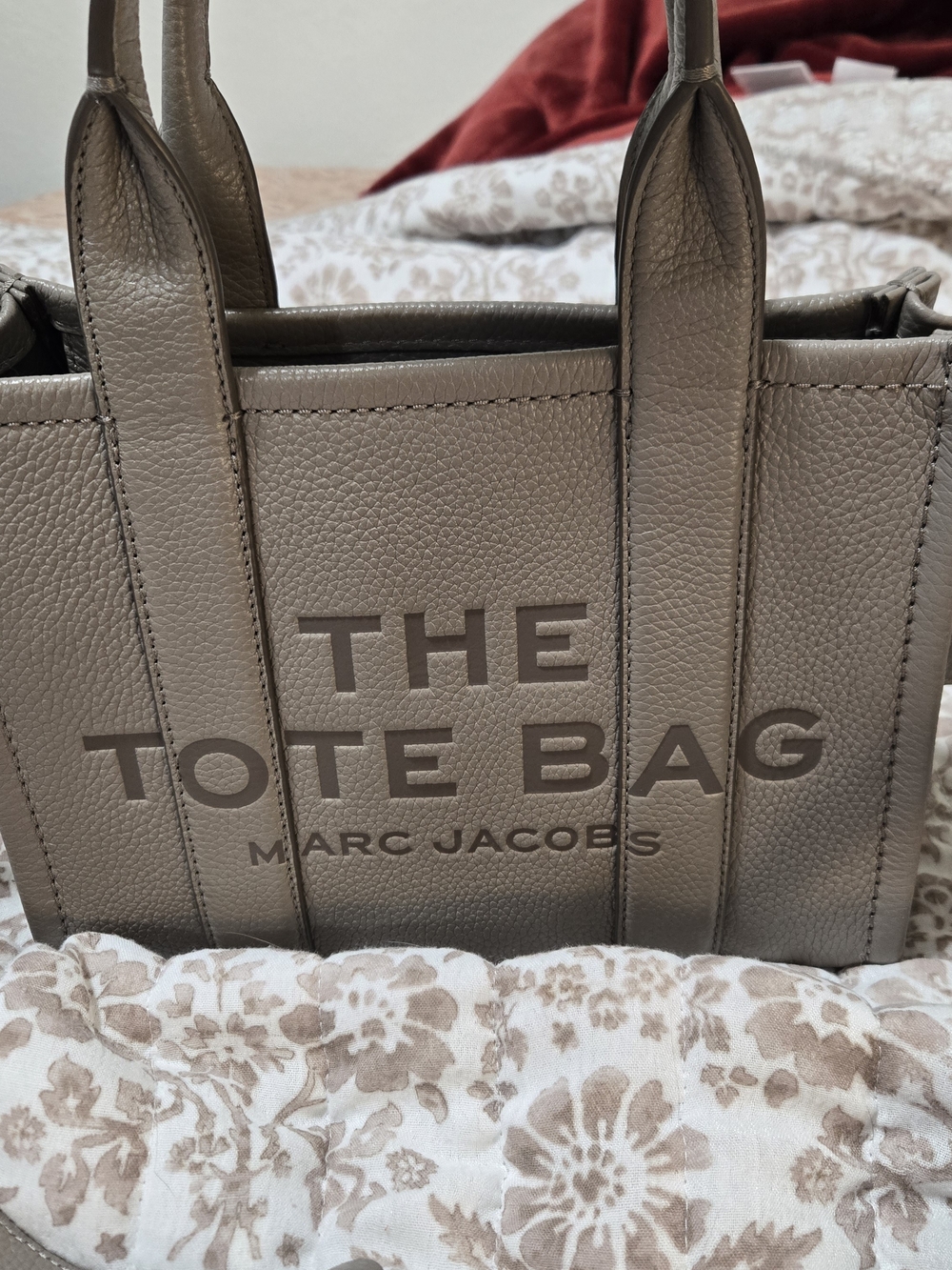 Marc Jacobs The Tote Bag — Taupe Pebbled Leather